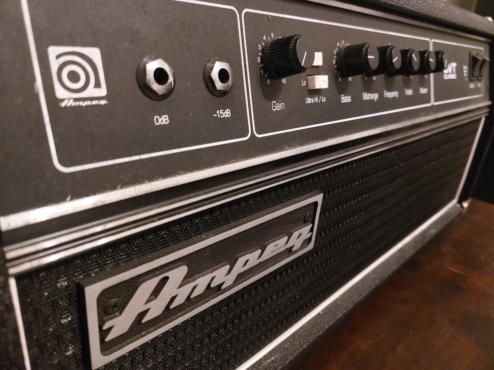 AMPEG SVT-CL CLASSIC — 300W ALLE LAMPEN, Ophalen, Gebruikt, Basgitaar, 100 watt of meer