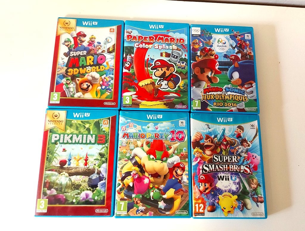 6 Nintendo WiiU-SPELLEN, Games en Spelcomputers, Games | Nintendo Wii U, Avontuur en Actie, Gebruikt, Ophalen of Verzenden, 3 spelers of meer
