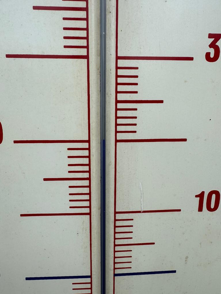 Pepsi Cola oude reclame thermometer XL, Ophalen, Gebruikt, Reclamebord