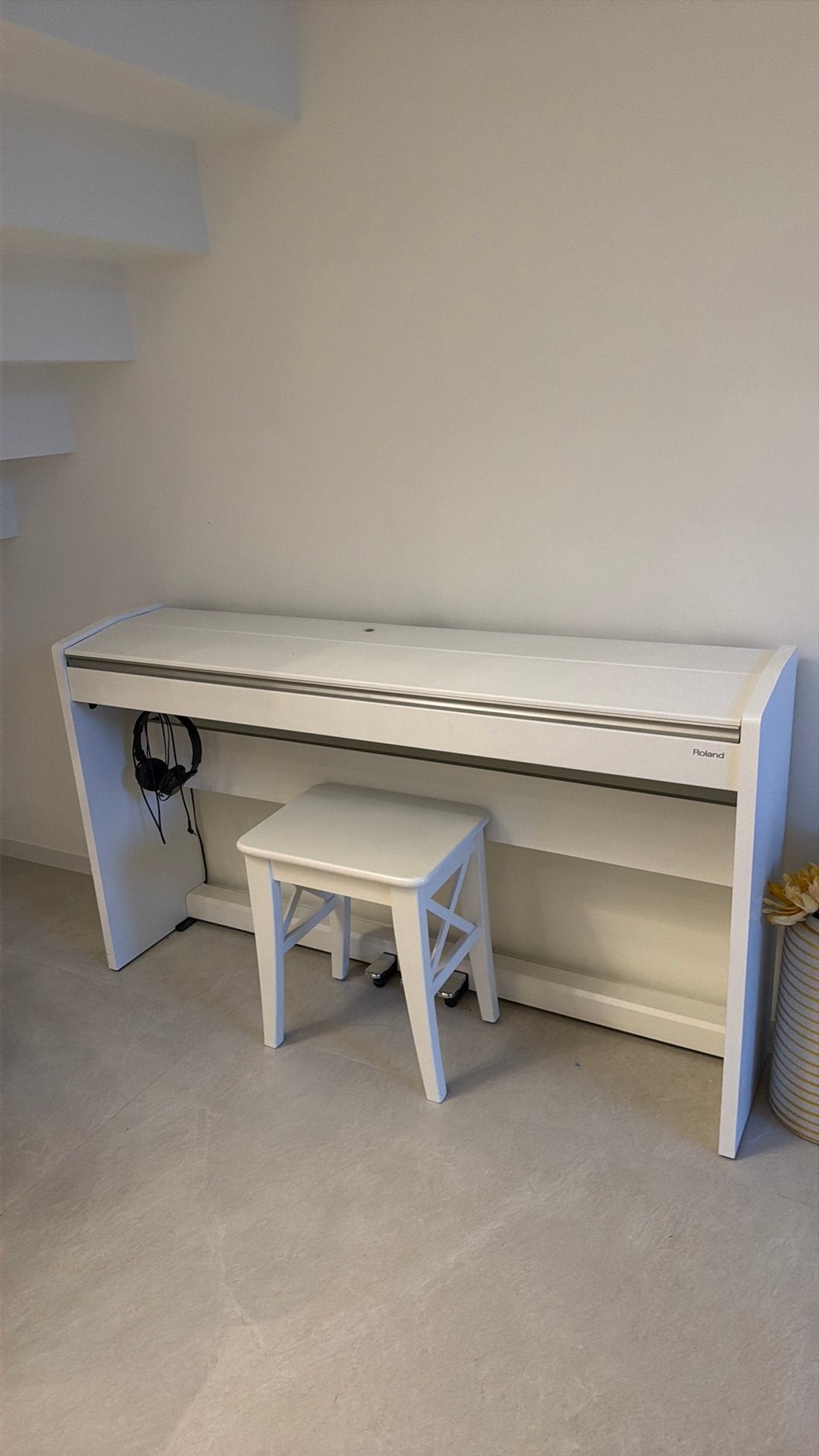 Roland piano, Ophalen, Wit, Digitaal, Zo goed als nieuw