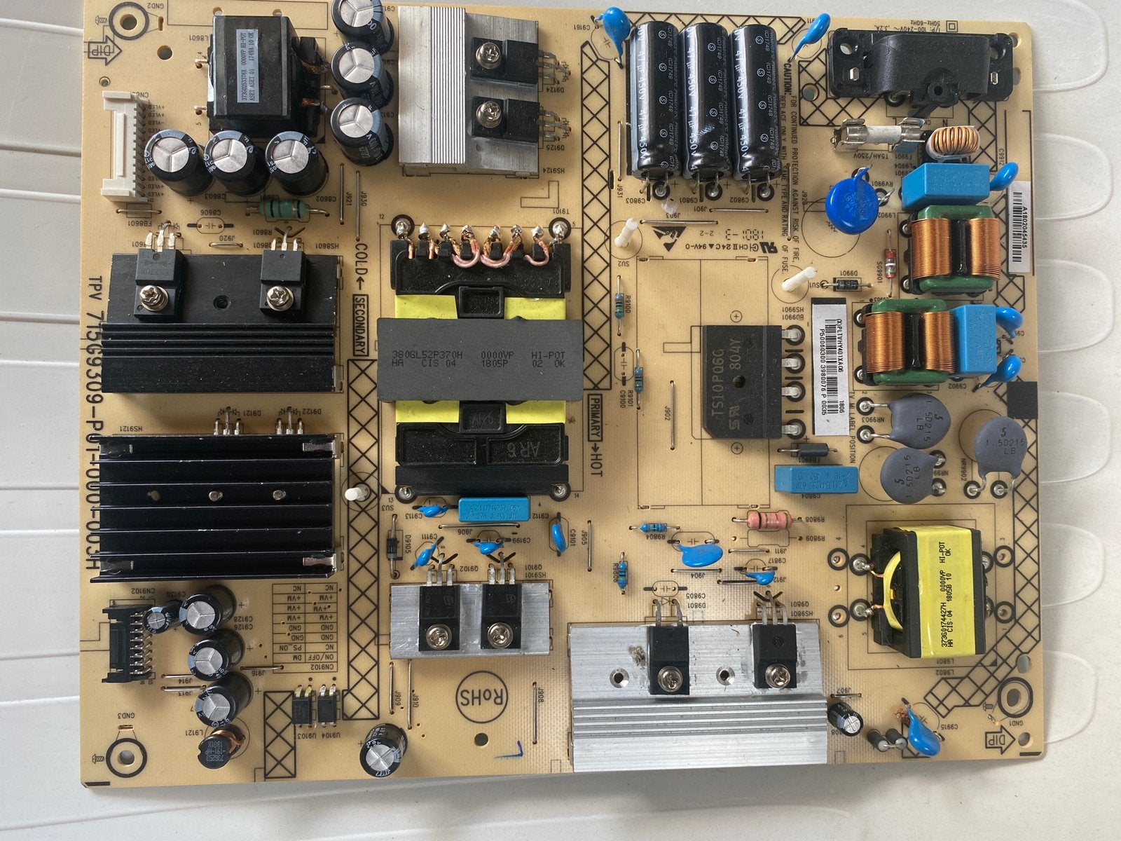 Philips Carte alimentation 49PUS7803/12 contrôlée, Ophalen, Philips