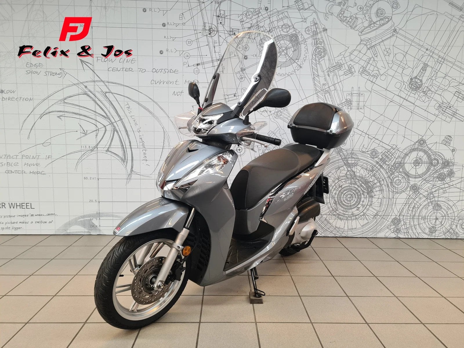 Honda SH 300 (bj 2016), Motoren, Scooter, 300 cc, Automaat, 12 t/m 35 kW