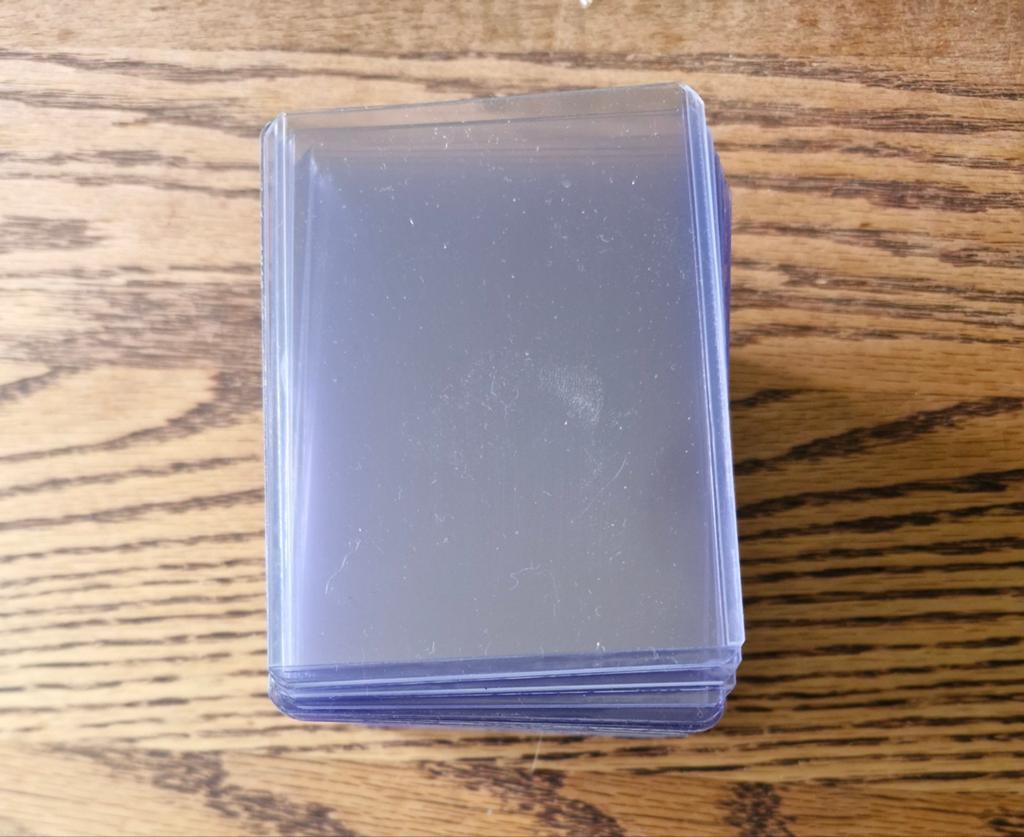 50 harde sleeve top loaders, Hobby en Vrije tijd, Verzamelkaartspellen | Pokémon, Ophalen of Verzenden, Zo goed als nieuw, Sleeves of Kaarthoesjes