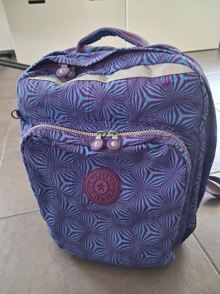 sacoche Kipling, Enlèvement, Utilisé, Bleu, Sac à dos