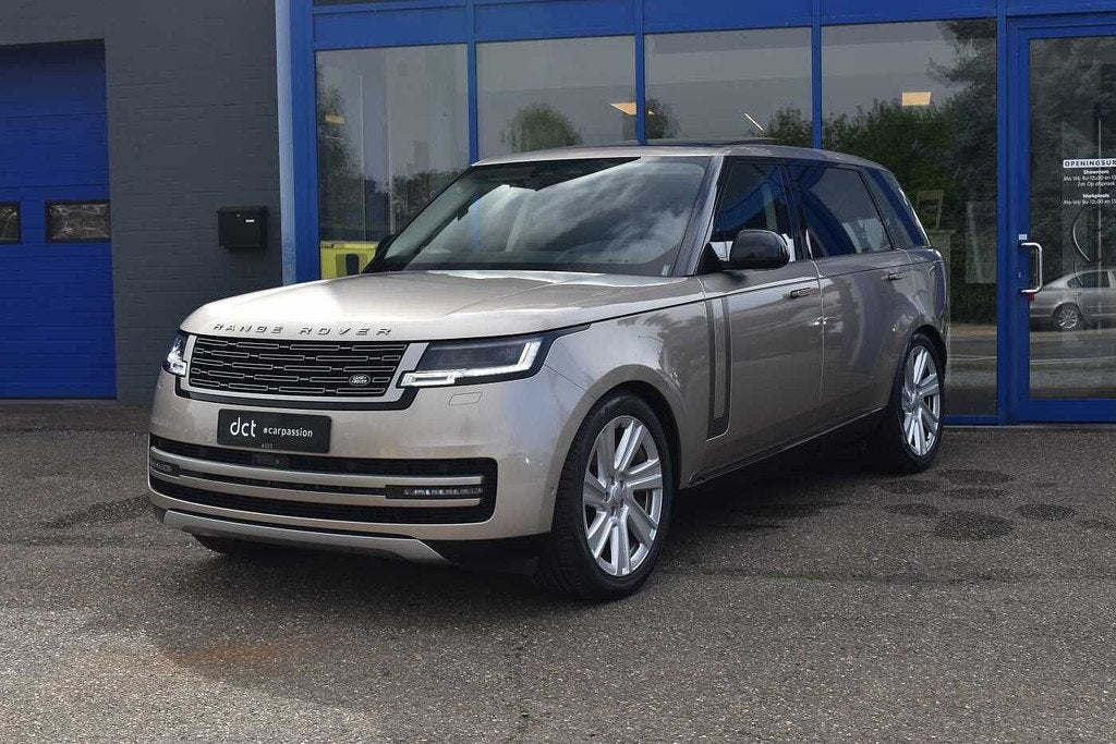 Land Rover Range Rover LWB D350 HSE 7pl. Pano HUD Rear Enter, Auto's, Land Rover, Automaat, Gebruikt, Leder, Bedrijf