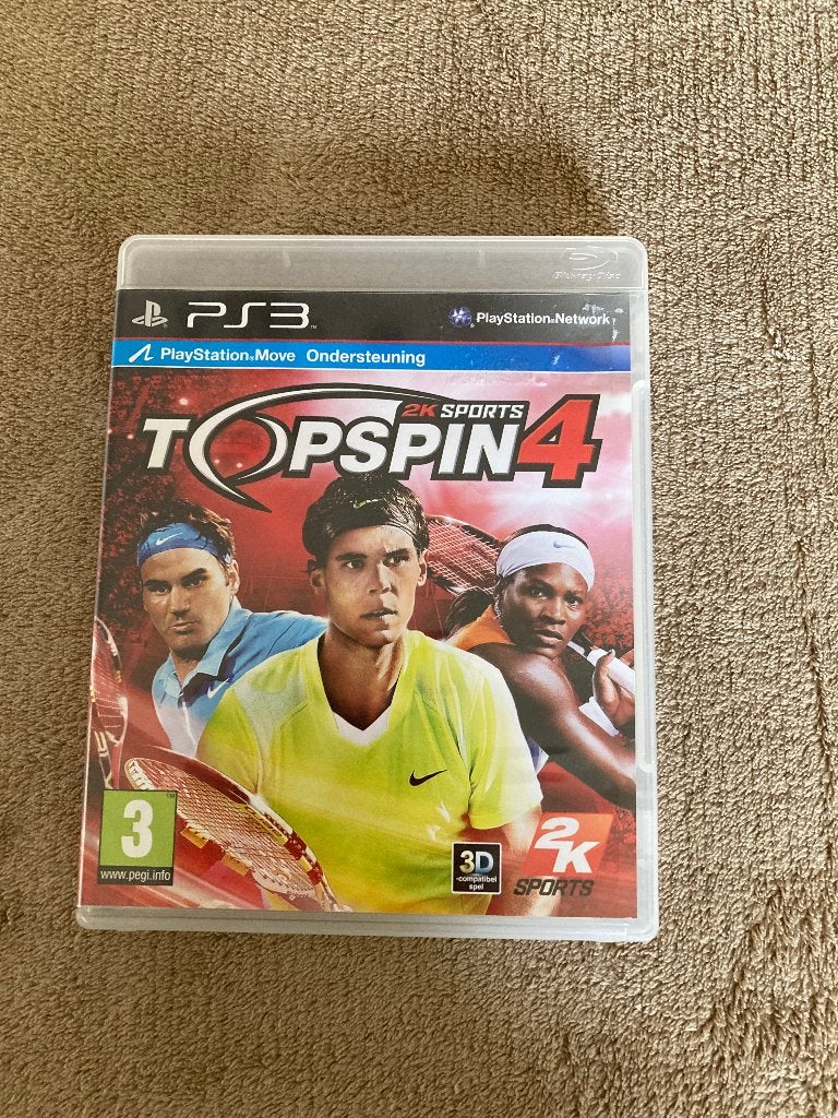 Spelletje 2K Top Spin 4 Playstation 3, Games en Spelcomputers, Games | Sony PlayStation 3, Ophalen of Verzenden, Zo goed als nieuw
