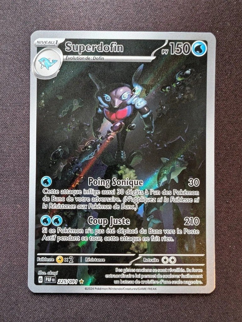 Superdofin 225/091 FR (carte Pokémon), Hobby & Loisirs créatifs, Enlèvement ou Envoi, Comme neuf, Cartes en vrac