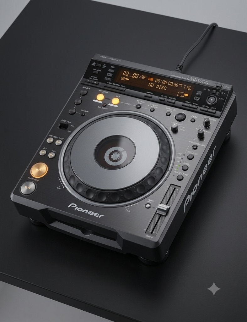 Pioneer DVJ-1000 DJ/VJ-deck (cd/dvd-speler), Ophalen, Zo goed als nieuw, Draaitafel, Pioneer