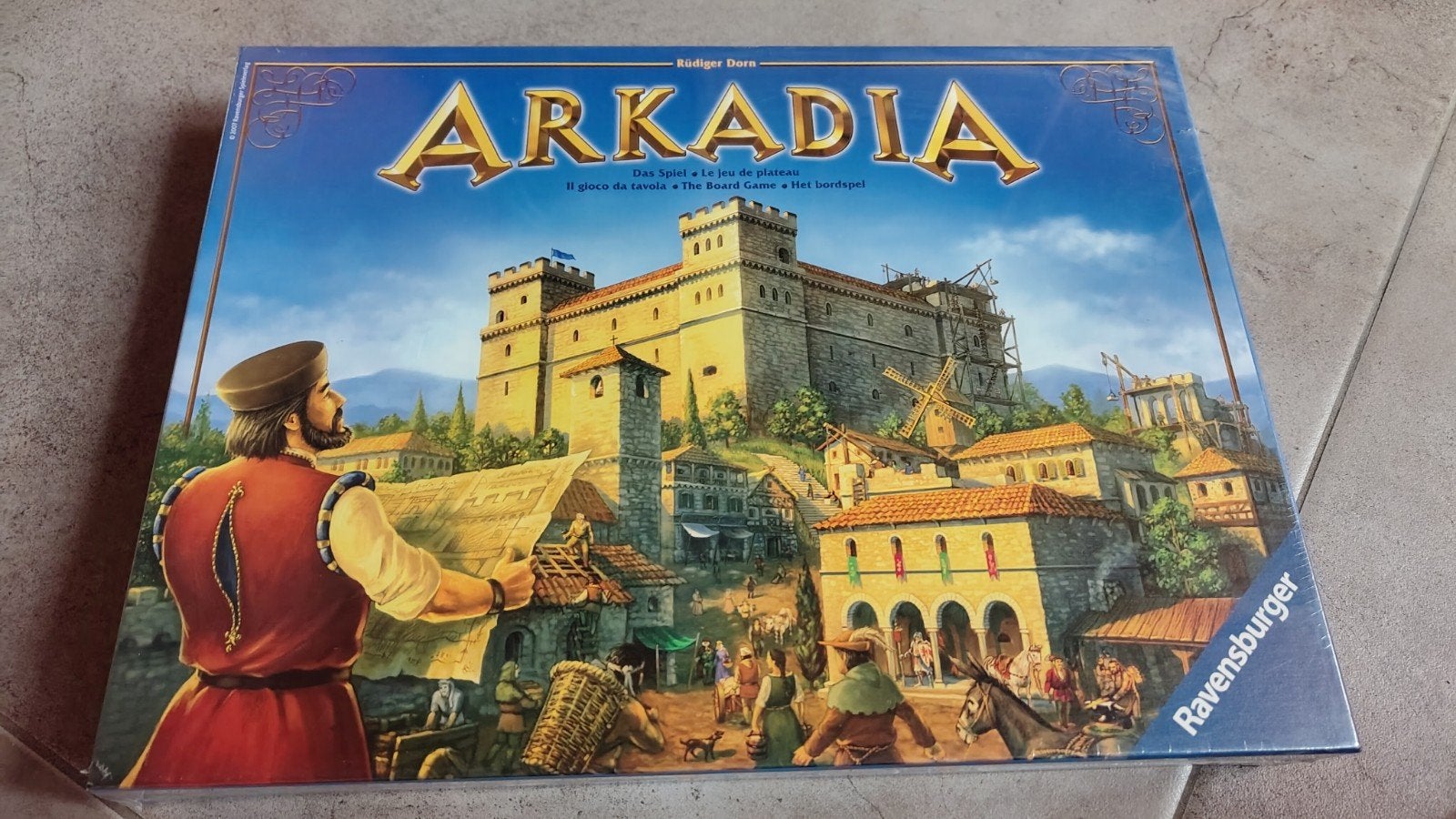 Arkadia bordspel -nieuw, Ophalen
