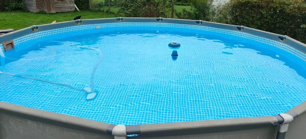 Piscine Intex Ultraframe 4,27m x 1,07m (piscine uniquement), Jardin & Terrasse, 300 cm ou plus, Rond, Enlèvement, Utilisé
