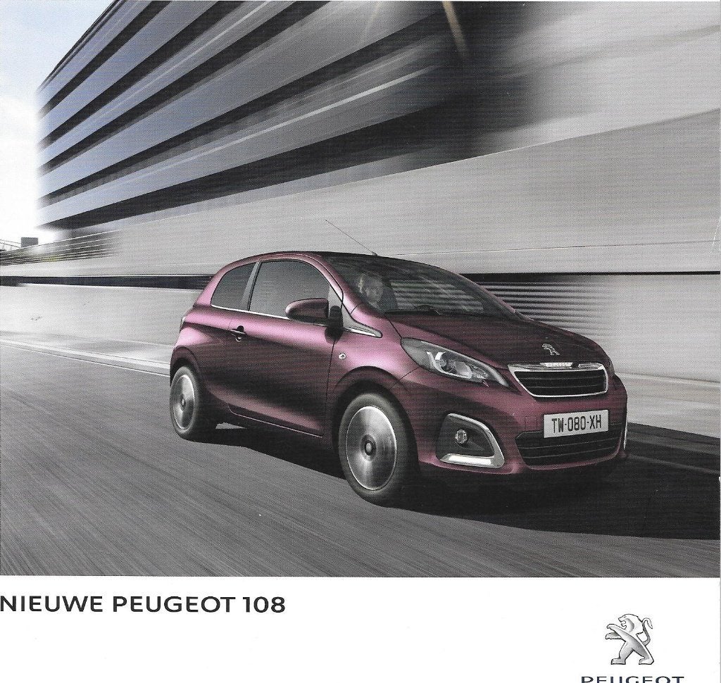 PEUGEOT 108,  2015, Livres, Enlèvement ou Envoi, Comme neuf, Peugeot