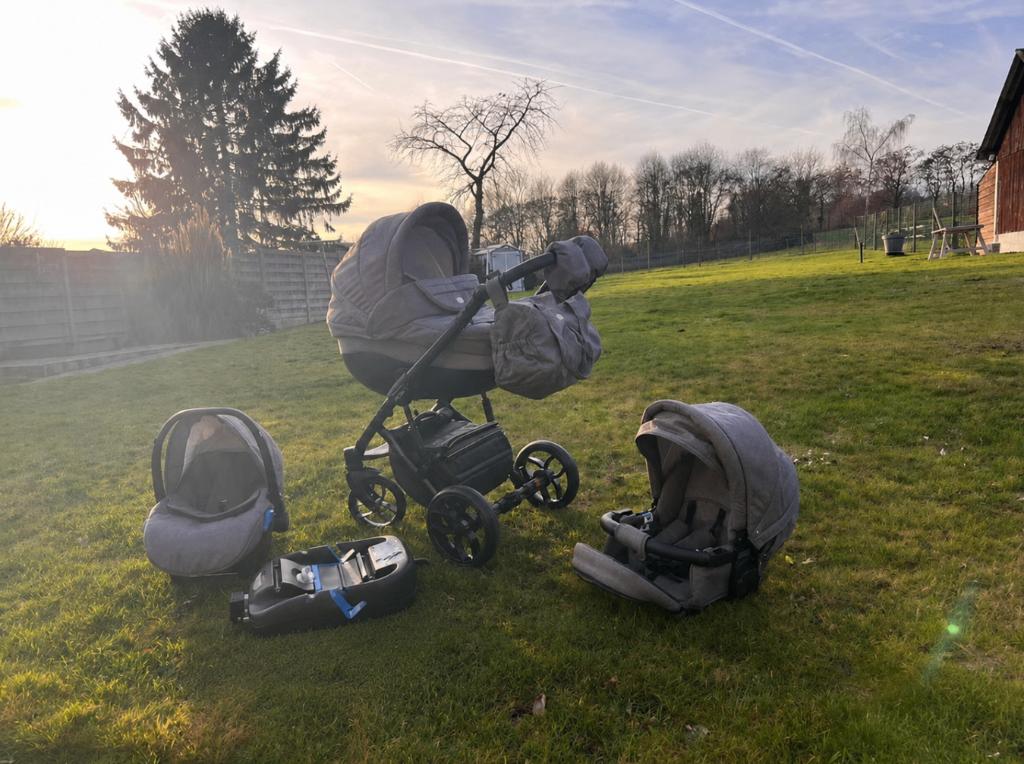 P’tit Chou Trento Kinderwagen - complete set met accessoires, Kinderen en Baby's, Ophalen, Zo goed als nieuw, Maxi-Cosi, Regenhoes