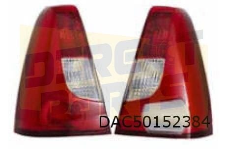 Dacia Logan (10/06-10/12) achterlicht Rechts (Rood/Wit) orig, -, -, -, Envoi