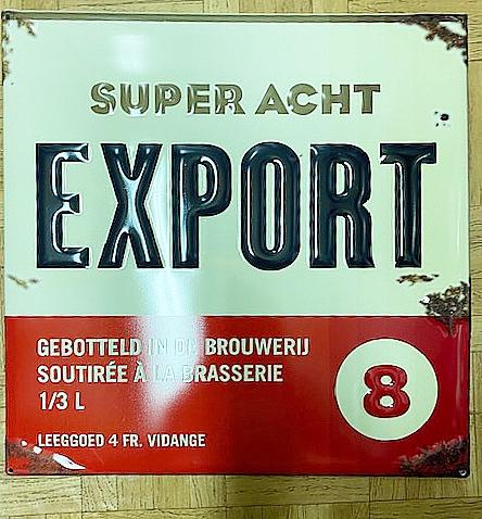 Plaque publicitaire en métal EXPORT, Collections, Marques de bière, Enlèvement ou Envoi, Neuf, Panneau, Plaque ou Plaquette publicitaire