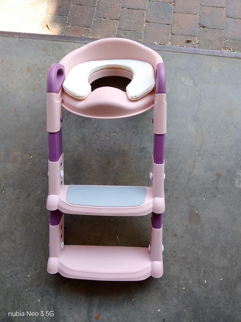 Kinder trapje wc hulp verkleiningsbril, Ophalen, Zo goed als nieuw