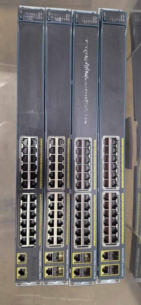 Cisco Catalyst 2960 POE switches, Ophalen, Gebruikt