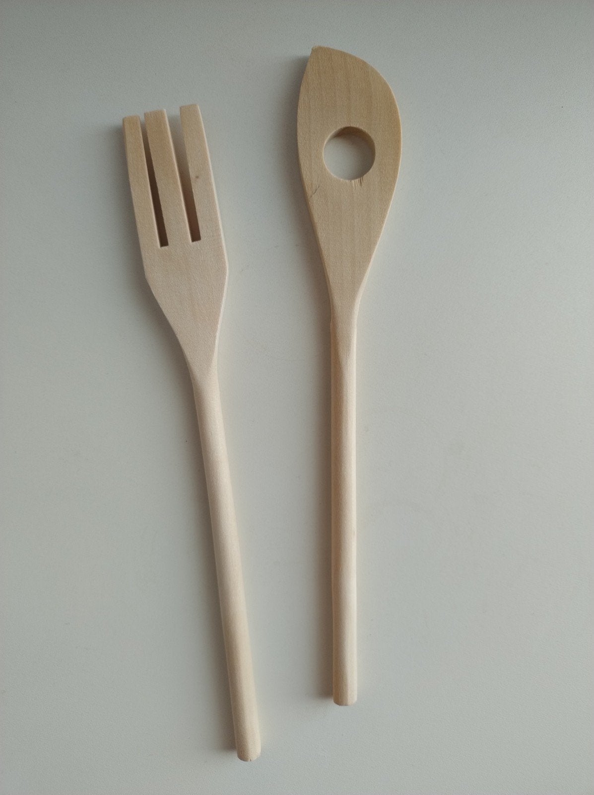 Couverts à salade en bois, Enlèvement, Neuf, Bois