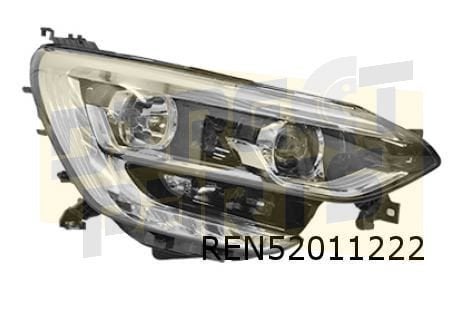Renault Megane IV (11/15-8/20) koplamp Rechts Chrome (Life /, Neuf, -, Renault, -