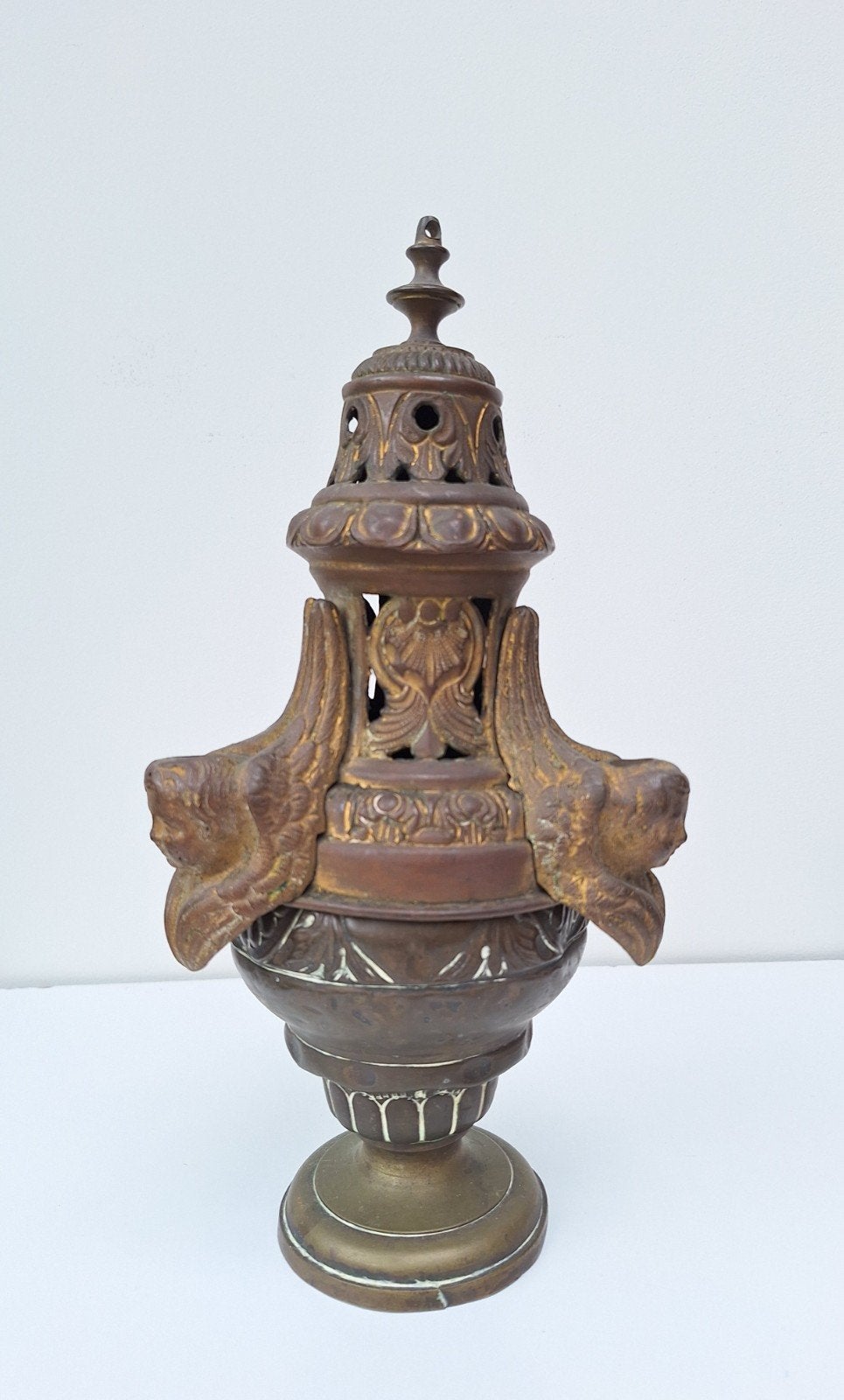 Antiek decoratief wierookvat Frankrijk 19e eeuw, Antiek en Kunst, Ophalen of Verzenden
