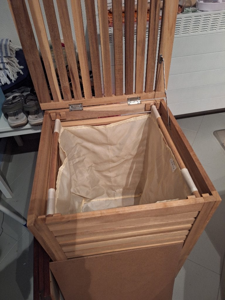 Manne linge, Maison & Meubles, Autres marques, Beige, Comme neuf, Enlèvement