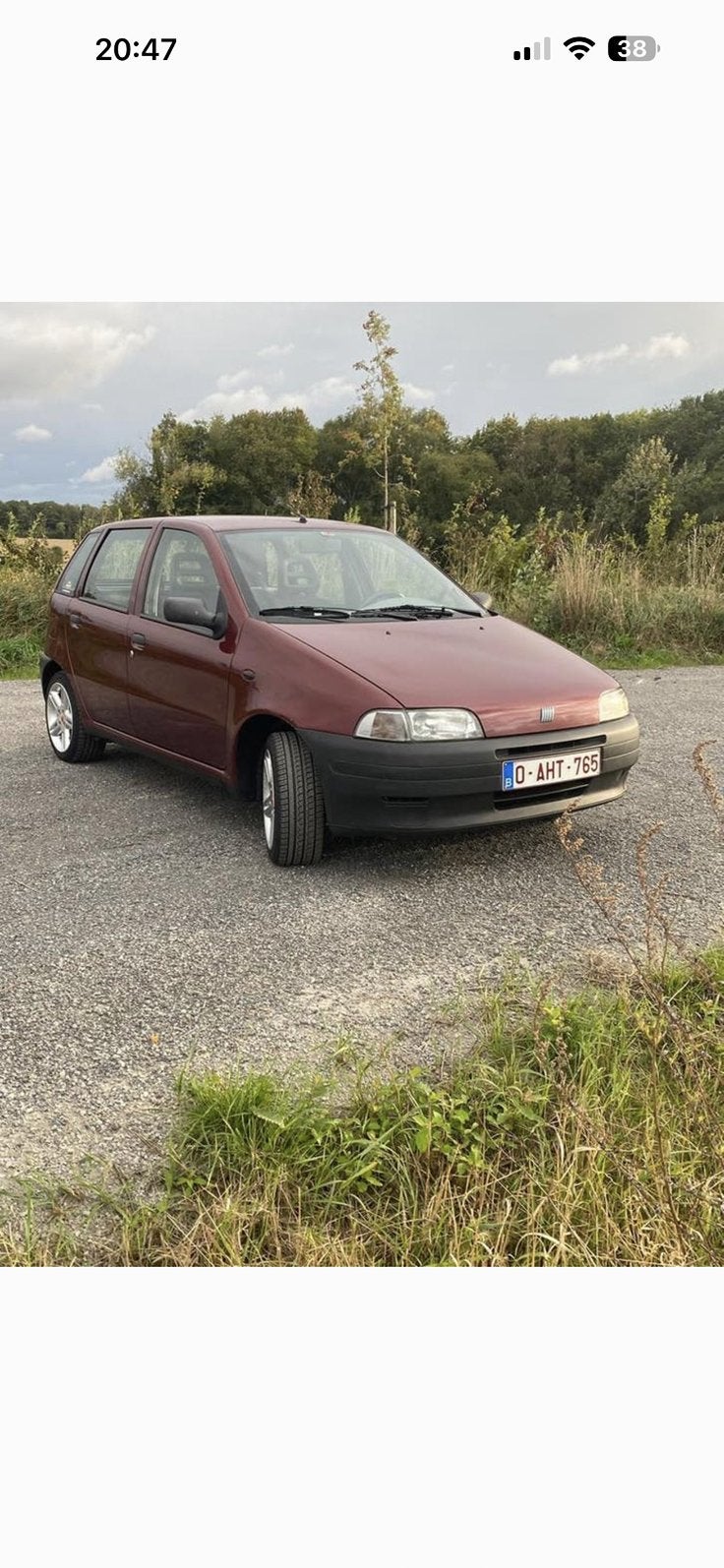 Fiat Punto 1200cc ancêtre, Autos, Fiat, Rouge, Achat, Boîte manuelle, 5 portes