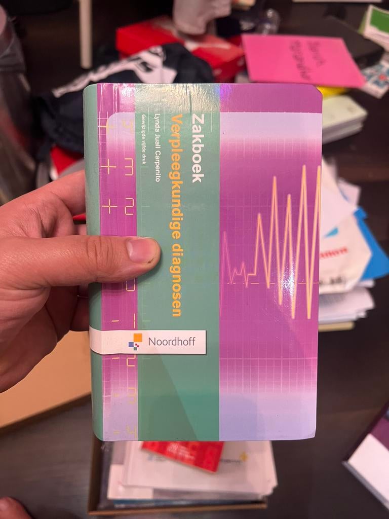 Zakboek - verpleegkundige diagnose, Enlèvement, Comme neuf