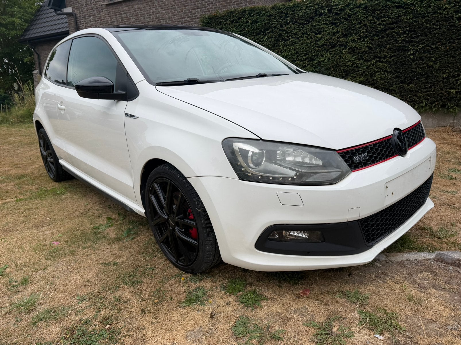Volkswagen polo GTI  automaat, Auto's, Volkswagen, Euro 5, Stof, Zwart, 4 cilinders