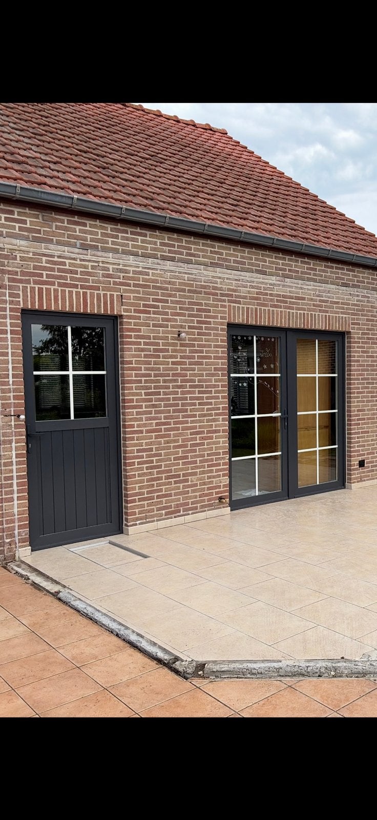 Dubbele en enkele buitendeur, Doe-het-zelf en Bouw, Deuren en Vliegenramen, Ophalen, Zo goed als nieuw, Glas, Buitendeur