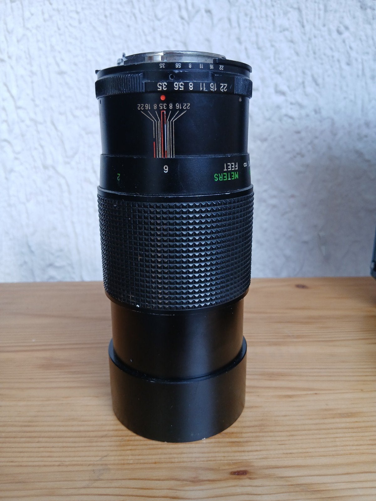 Téléobjectif Vivitar 200 mm f3,5 MF monture M42, Enlèvement