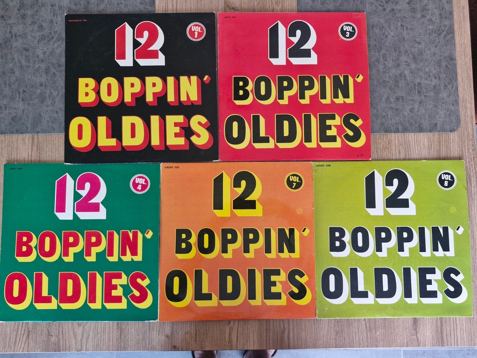 boppin oldies vol 1/3/4/7/8, Cd's en Dvd's, Vinyl | Overige Vinyl, Ophalen