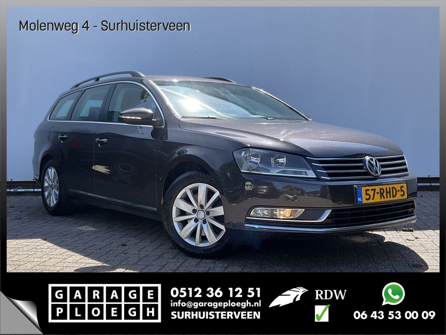 Volkswagen Passat Variant 1.4 TSI Aut7 Comfortline BlueMotio, Auto's, Volkswagen, Automaat, 140 g/km, Bruin, Bedrijf