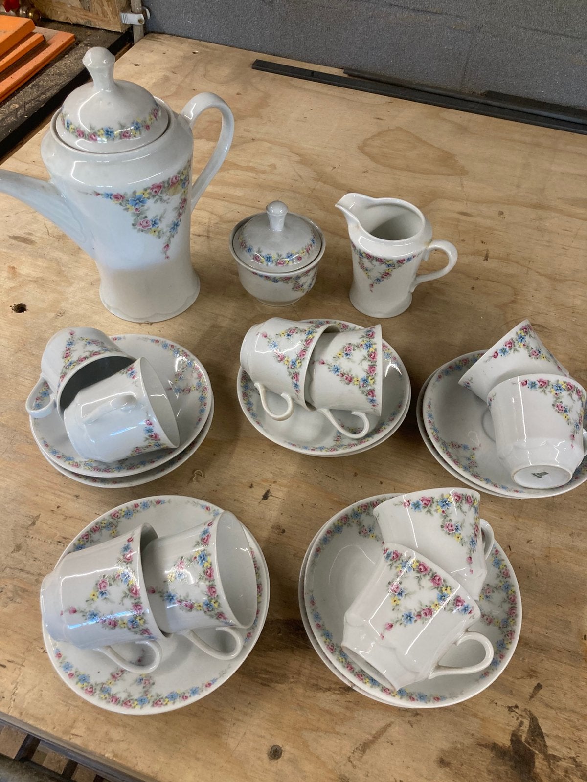 Mooi PMR Bavaria servies, Ophalen