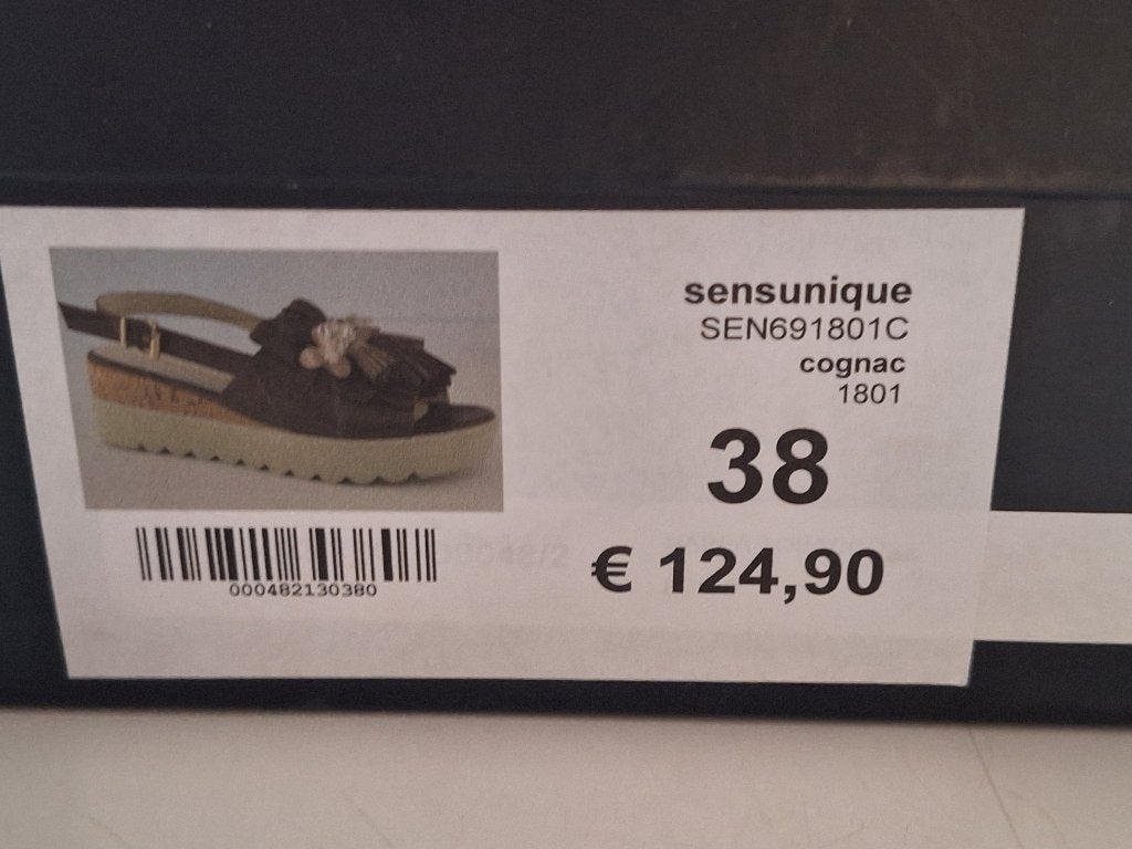 elegante open schoen Sensunique cognac, Kleding | Dames, Ophalen, Overige kleuren, Sensunique, Sandalen of Muiltjes