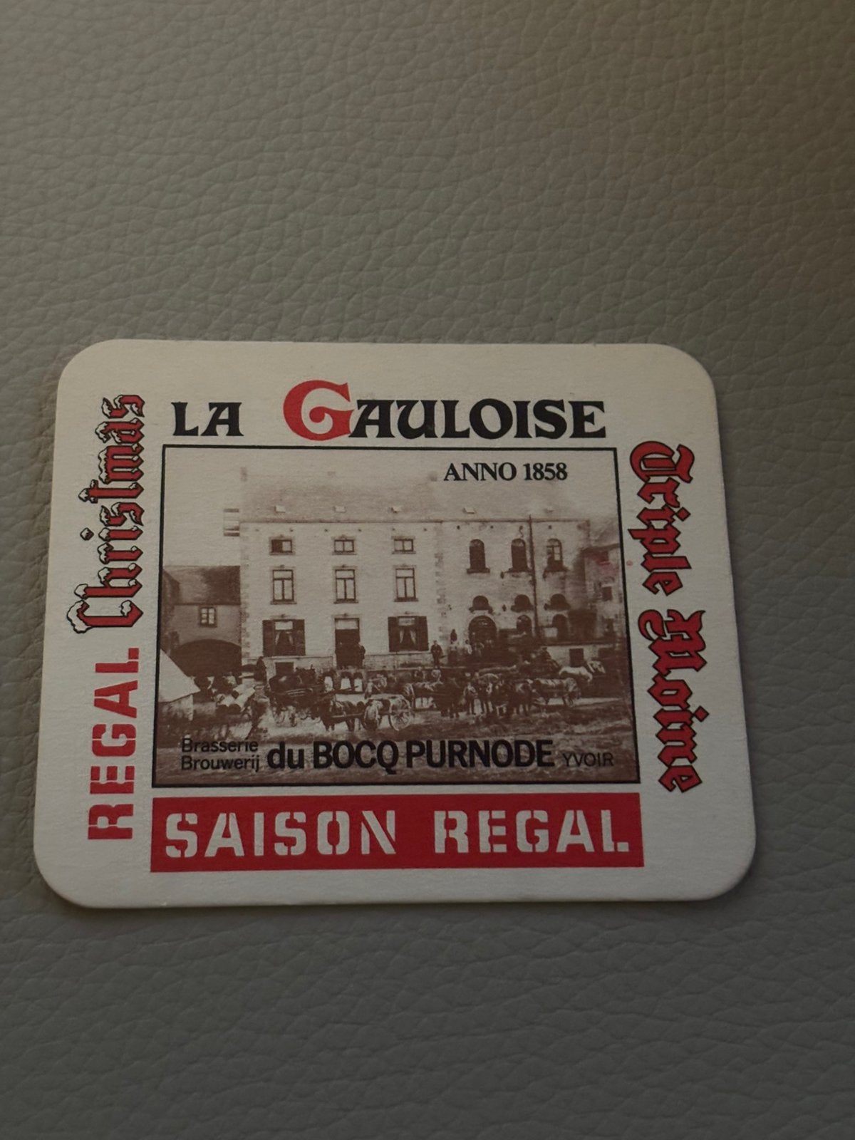 La Gauloise, Verzamelen, Ophalen of Verzenden, Gebruikt, Viltje(s), Overige merken