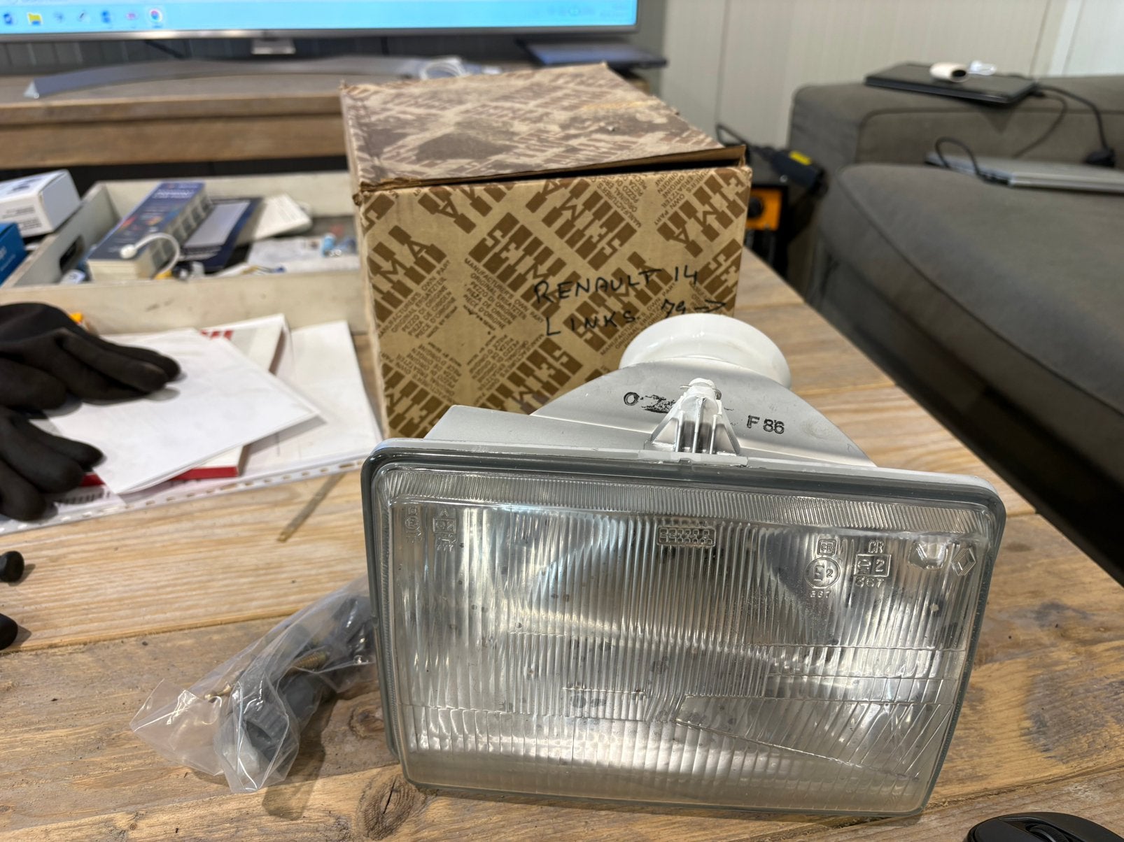 Koplamp links Renault 14, NIEUW, Ophalen of Verzenden, Nieuw, Renault