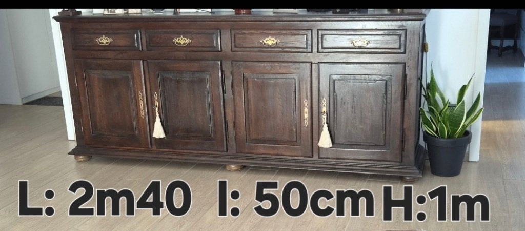 Dressoir, Maison & Meubles, Enlèvement, Comme neuf, Chêne, Avec tiroir(s)