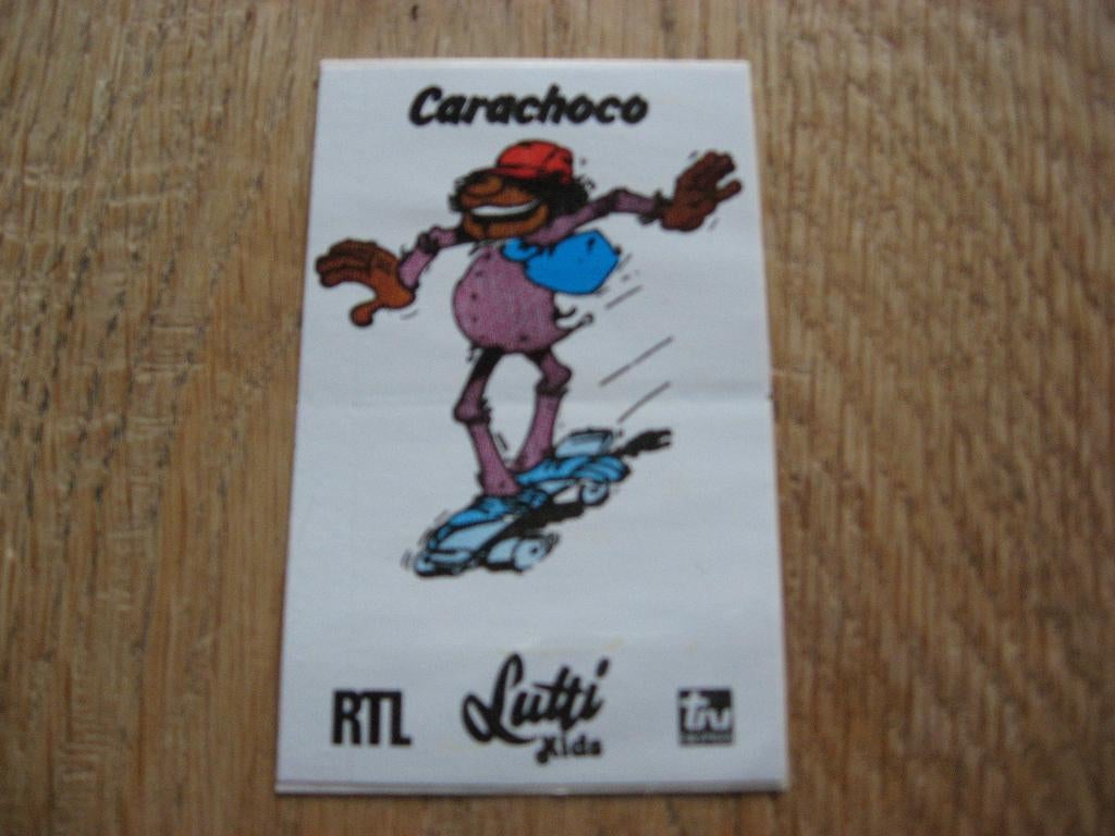 Autocollant de presse TV Carachoco RTL Lutti pour enfants, Collections, Enlèvement ou Envoi, Neuf, Autres types