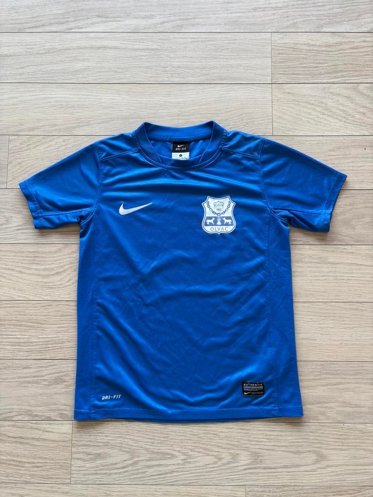 T-shirt de football Olvac Nike Taille 8-10 ans, Taille S, Enlèvement ou Envoi, Comme neuf, Maillot