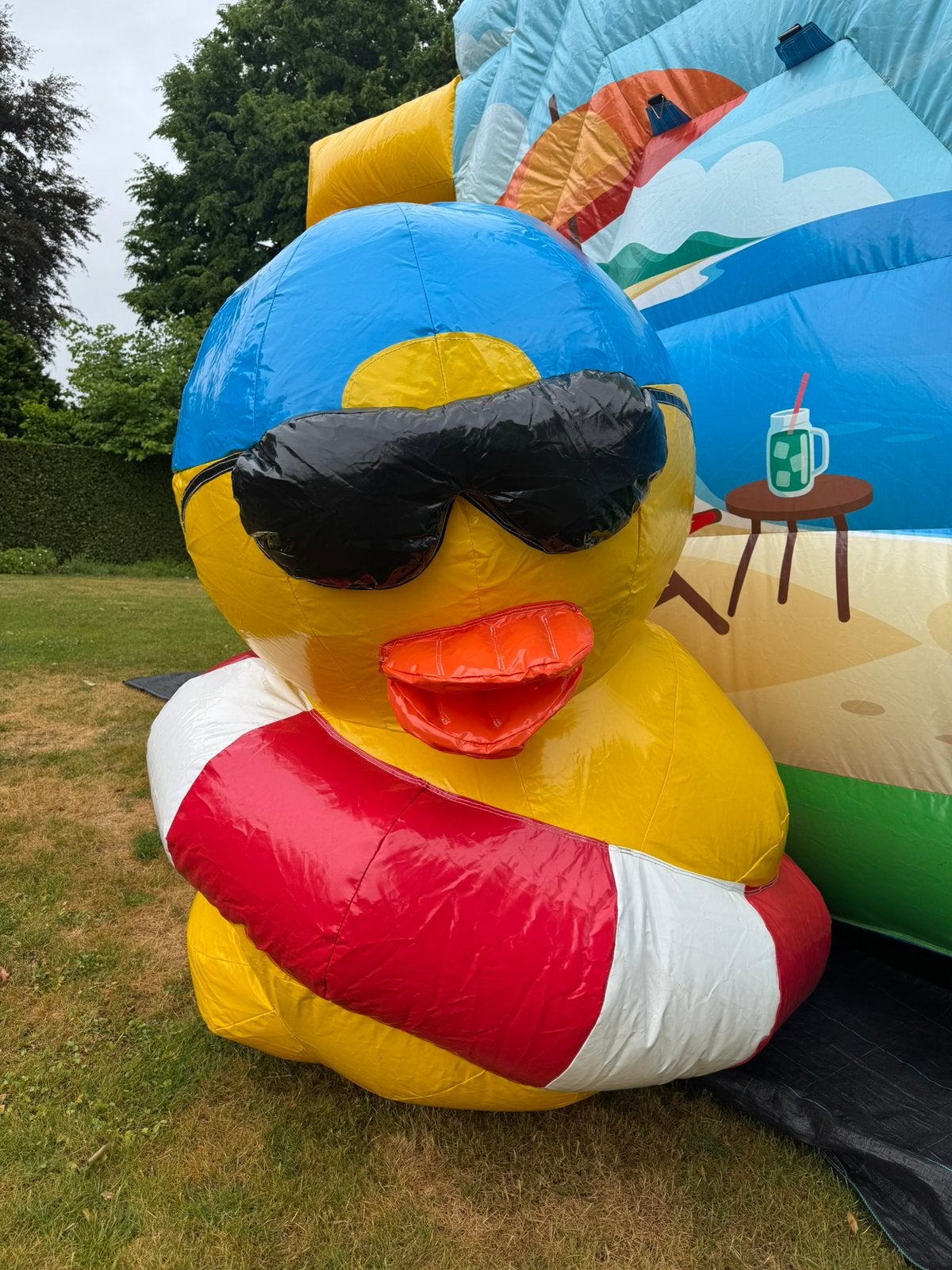 Springkasteel Poolslide te huur, Enlèvement ou Envoi, Comme neuf