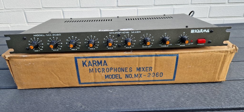 Microfoonmixer Karma MX 2060, Muziek en Instrumenten, Ophalen, Zo goed als nieuw