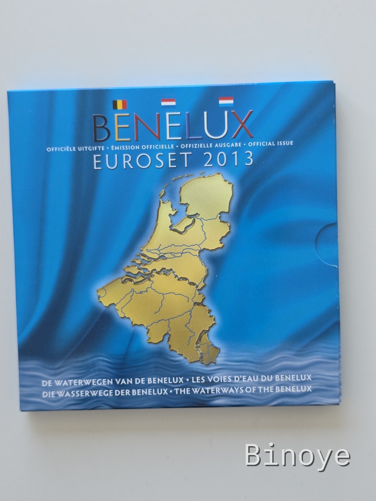 Euro Benelux 2013 – Voies de l’eau – FDC, Timbres & Monnaies, Enlèvement ou Envoi, Belgique, Série
