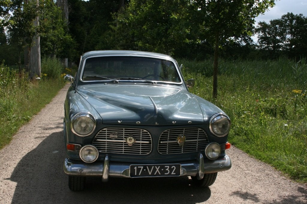 Leuke Volvo Amazon uit 1962 op Benzine., Auto's, Achterwielaandrijving, Leder, Particulier, Blauw