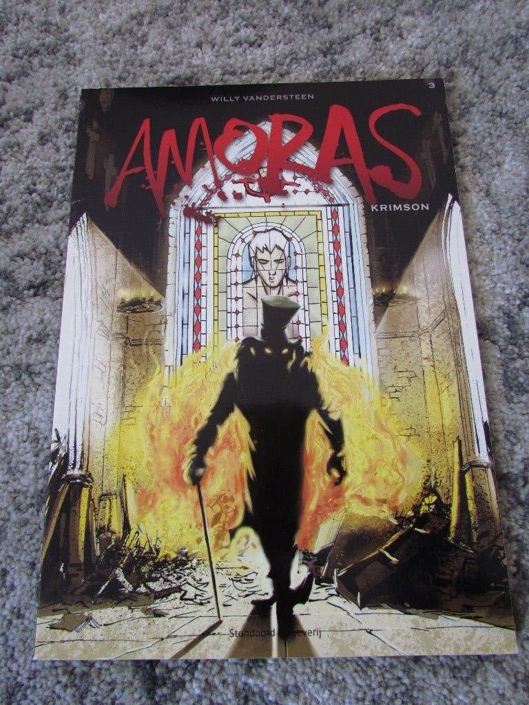 Strip Amoras 'Krimson', Boeken, Willy vandersteen, Eén stripboek, Ophalen, Gelezen