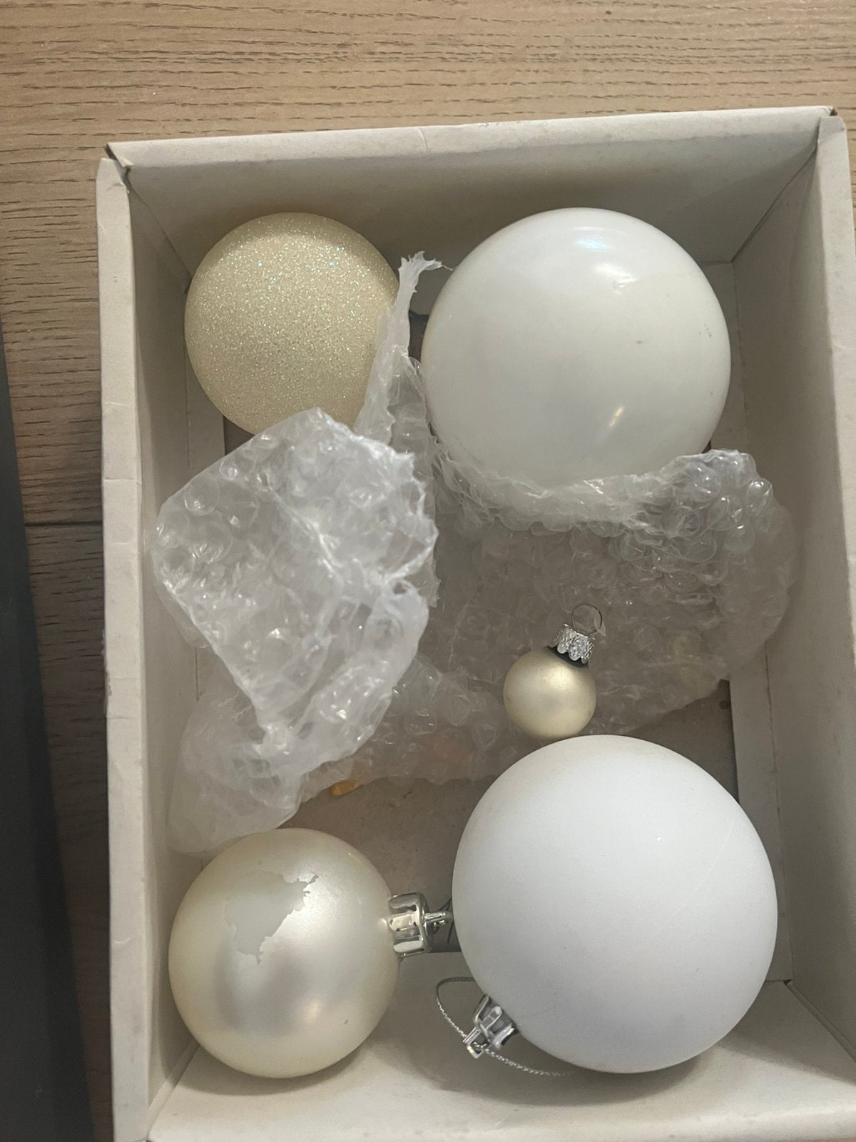 Rode en witte kerstvallen, Huis en Inrichting, Woonaccessoires | Overige, Ophalen, Gebruikt, Kunststof, Scandinavisch
