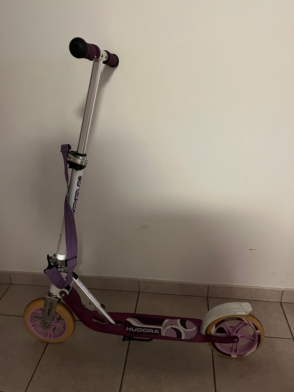 Step hudora paars, Fietsen en Brommers, Ophalen, Gebruikt, Gewone step
