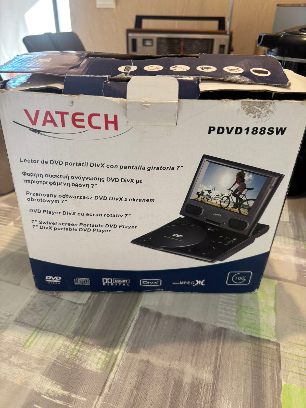 Draagbare DVD-speler, Audio, Tv en Foto, Ophalen, Gebruikt, Dvd-speler, Overige merken
