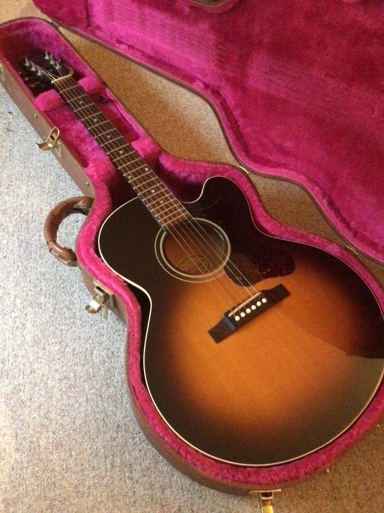 Elektro akoestische gitaar Gibson EAS Standard, Enlèvement, Utilisé, Guitare Western ou Guitare Folk, Avec valise