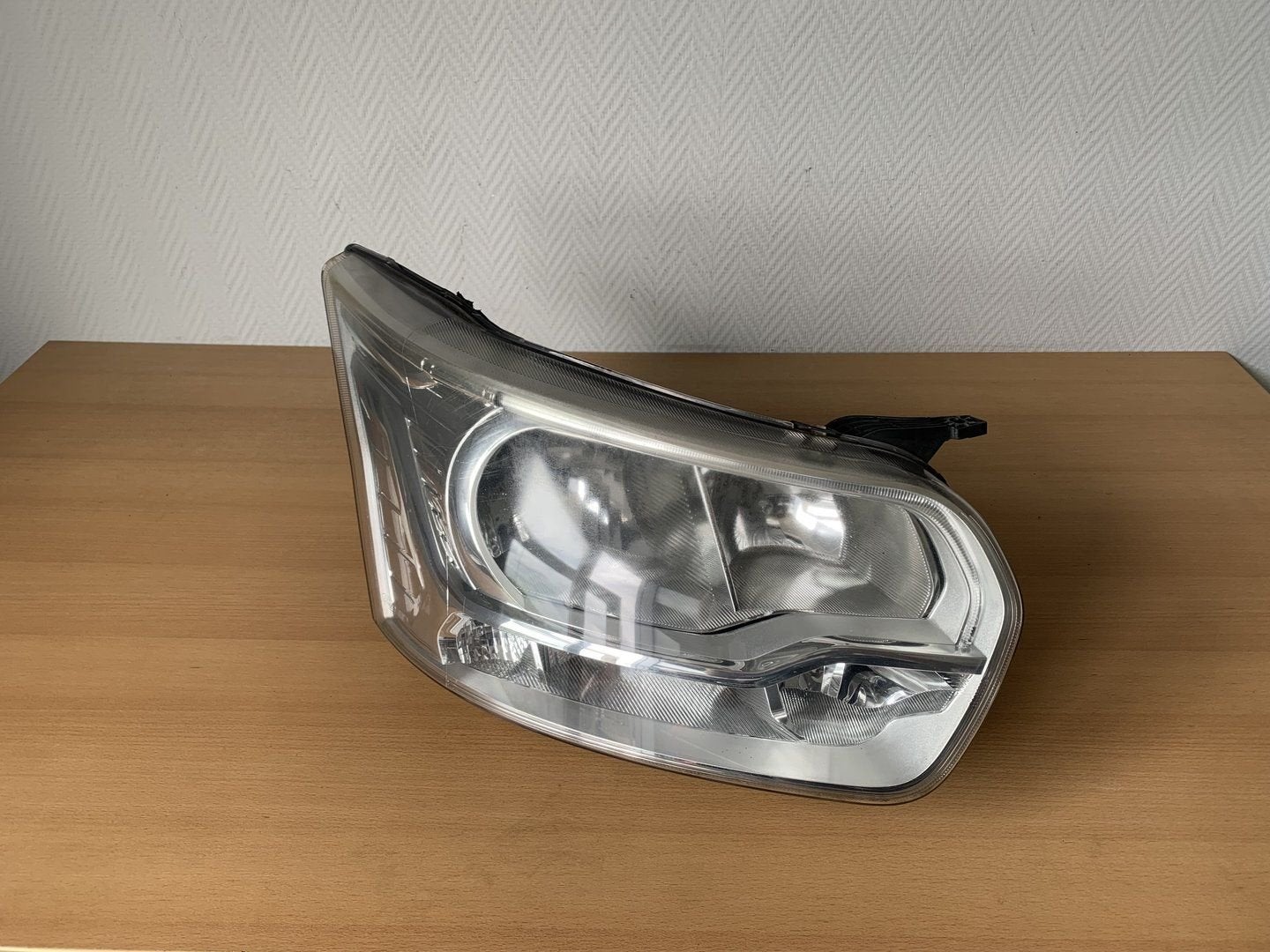 koplamp rechts ford transit 2013 tot 2019 bus chroom, -, -, -, Enlèvement ou Envoi
