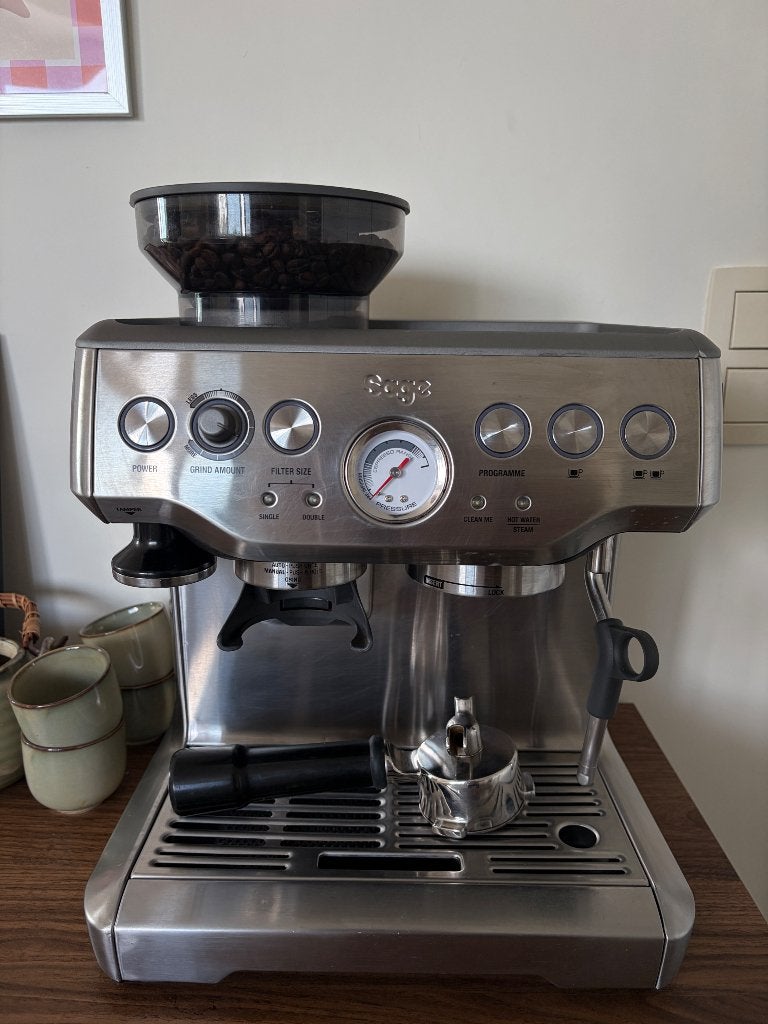 Sage barista express, Electroménager, Cafetières, Machine à espresso, Réservoir d'eau amovible, Café en grains, 2 à 4 tasses