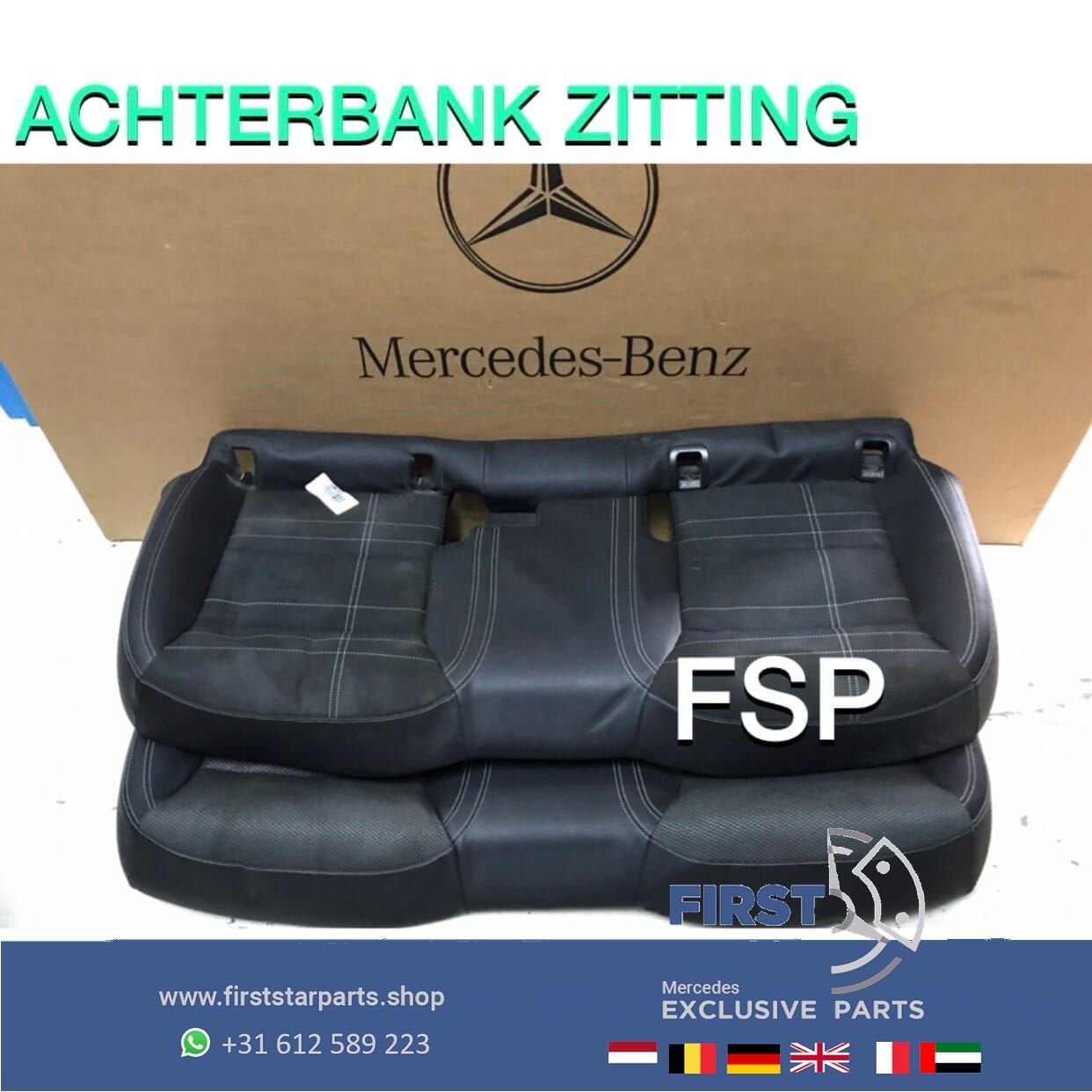 ACHTERBANK KUSSEN ZITTING W176 A W246 B W117 CLA W156 GLA AM, Utilisé, -, -, Enlèvement ou Envoi